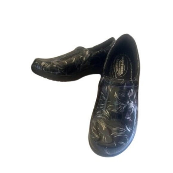 Easy Works By Easy Street Womens Slip-Resistant Clogs Black & Gray Women's 8 - Picture 1 of 6
